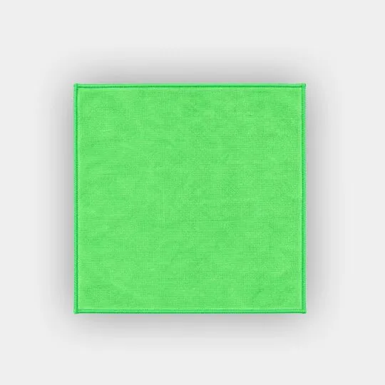 Lavetă auto pentru praf din microfibră SIR, 300 GSM 40x40 cm verde